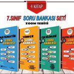 7. Sınıf Zoom Serisi Soru Bankası Seti 4 Kitap Günay Yayınları