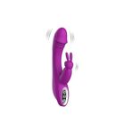 7 Titreşim Modlu Çift Motorlu Usb Şarjlı Yüksek Kalite Rabbit Klitoris Uyarıcı Sex Oyuncağı Vibratör Dildo