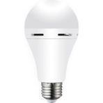 7 Watt E27 Duylu Şarjlı LED Ampul Beyaz Işık - 1 - 10 W