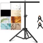 70 * 100cm T Stand Bar + 4 adet 8 Fonlu 57x87cm Çift Taraflı Ürün Yemek vb. Fotograf Çekim Fonu