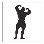 70 cm Body Gym Folyo Sticker