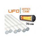 70 Cm Infrared Ufo Isıtıcı 23mm Elektrikli Soba Camı