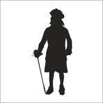 70 cm Şovalye Folyo Sticker