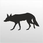 70 cm Tilki Folyo Sticker