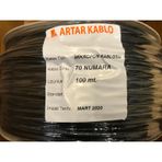 70 Numara Artar Mikrofon Kablosu 100 Metre Mono Yumuşak. Silikon