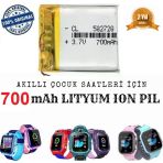 700 Mah Twox Q50 Akilli Cocuk Saat Telefon Batarya - Pil 3.7V 700Mah 582728 Pil