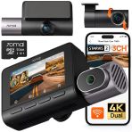 70Mai 4K T800 3 Kanal Dashcam Ön Arka İç Mekan (2160P+2160P+1080P), Çift Starvıs 2 Imx678 3 Hdr Dashcam Araç, 512Gb Sd Kart, 4G Lte, Aı Hareket