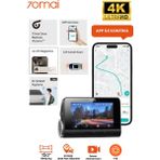 70mai A810 4K HDR Araç İçi Kamera – Geniş Açılı Lens, Gece Görüş, Çift Kanal Kayıt, Park Modu, AI Hareket Algılama