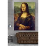 70X100 Mona Lisa Duvar Kanvas Tablo - 70 x 100 cm