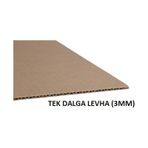 70X100Cm 3Mm 50Adet Oluklu Mukavva Maket Kartonu - Proje Kartonu