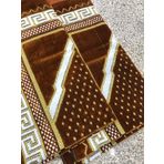 70x110 Boyutlarında Farklı Renklerde 2'li Kadife Şipinger Seccadeler, 380-400 Gr Ağırlık (Hardal)