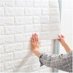70x38 Cm(0,27M2) Kendinden Yapışkanlı 3D Esnek Duvar Kağıdı Paneli