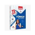 72 Saniye KPSS Türkçe Ders Notları Cansu BOLAT 10`da ON Yayınları