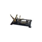 7/24 Hediye Kişiye Özel Kristal Ofis Makam Masaüstü Kalemlik M215 Gold Kartal