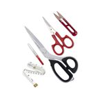 7250 Titanyum Uçlu Plastik Saplı Kumaş Kesim Makası Set 10 No 25 cm