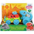 73251 Tomy - Jurassic World Dino ve Renkli Araç +12 Ay - Çok Renkli