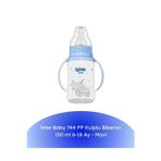 744 Pp Kulplu Biberon 150 Ml 6-18 Ay - Mavi