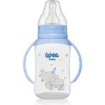 744 Wee Baby Kulplu Pp Biberon 150ML Mavi (3 Adet)