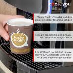 75 Adet Tek Kullanımlık Karton Bardak, Kağıt Dondurma Bardakları, Kahve Bardakları, Çay, Sıcak Soğuk Içecekler, Parti Bardakları, "Taste " 8 Oz (250 Ml)