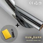 75 Cm X 6 M Silver Aynalı Cam Filmi %5 Uygulama Setli