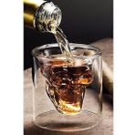75 Ml Kuru Kafa Cam Bardak -likör Shot - İçecek Bardağı -crystal Head