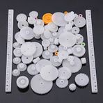 75 Parça Plastik Dişli Seti (dc Motor - Dıy - Hobi Seti)