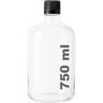 750 ml Şeffaf Tombul Yağ Şişesi Sızdırmaz Akıtıcılı Kapaklı 750 cc Yağdanlıklı Cam Şişe 1 Adet - Şeffaf - Siyah