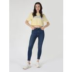 759 Lara Süper Dar Fit Normal Bel Dar Paça Koyu Mavi Kadın Jean Pantolon Cl1062190