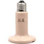 75W Tarzı Evcil Isıtma Lambası 220V Bej Kızılötesi Seramik Isıtıcı Isı Lambası Evcil Hayvan Yavruları Sürüngen Lambası 25W 50W 75W 100W 150W 200W Lamba (Yurt Dışından)