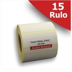 75x30 Termal Etiket | 15 Rulo Barkod Etiketi