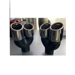 76 Mm Ciftli (İci Bos) Egzoz Ucu Sag Sol Takim ( Iki Adet)