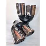 76 Mm Cıftlı Icı Dolu Sag/Sol Takım Krom Egzoz Eksoz Ucu