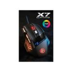 7635 X7 Rgb LED Işıklı Gaming Mouse / 7 Tuşlu Oyuncu Mouse / 1200/1600/2400 Dpı / Kumaş Kablo - Siyah