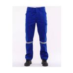 7/7 Gabardin Kışlık Saks Mavi Işçi Pantolonu Kalın Reflektörlü Iş Pantolonu SAKS MAVİ-3XL