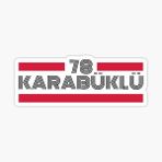 78 karabüklü Plaka Araba Sticker Yapıştırması