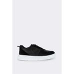 7AdımdaAşk Erkek Sneaker Deri Ayakkabı 082Y24E40704 - Siyah - Siyah