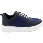 7AdımdaAşk Erkek Sneaker Hakiki Deri Ayakkabı 082Y24E40745 - Lacivert - Beyaz