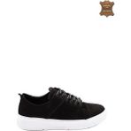 7AdımdaAşk Erkek Sneaker Hakiki Deri Ayakkabı 082Y24E40748 - Siyah - Beyaz
