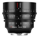 7artisans 14 mm T2.9 Geniş Diyaframlı, 270°Odak İnme, Tam Çerçeve 114°Ultra Geniş Açılı Spektrum Sineması Sony A7 Serisi A7R A75 A7SII A9 A7C A1 ile Uyumlu, Siyah