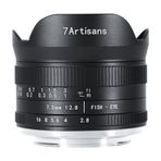7artisans 7.5mm f2.8 Mark II Balıkgözü Lens Geniş Açı Manuel Odaklama Sony E-Mount Aynasız Kamera için Sabit A6300 A6400 A6500 NEX-3 NEX-3N NEX-5T NEX-5R A7 A7II A7RIII