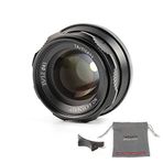 7artisans Nikon Z6 Z7 Z50 için Kompakt Aynasız Nikon Z-mount Kameralar için Uygun 35 mm F1.2 Büyük Diyafram APS-C Manuel Odaklı Lens - Siyah