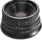 7artisans Panasonic-Olympus M43-Mount 25 mm F1.8 Manual Focus Prime Fixed Lens