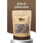 7D Yerli Sütlü Kuvertür Pul Çikolata 1 kg (Chocovic)