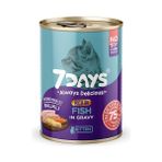 7Days 415 gr Tahılsız Taze Balık Etli Soslu Yavru Kedi Konservesi