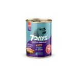 7Days Tahılsız Taze Balık Etli Soslu 415 gr Yavru Köpek Konservesi