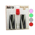7PCS 6-KORNEO KALIP - 1-SİLİKON FIRÇA PASTA DEKORASYON SETİ ÇAP:3.4CM X UZUNLUK:12CM (5264)