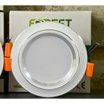 7W 3 Renk Sıva Altı Led Downlight Spot -Beyaz Krom Kasa