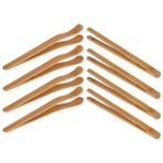 8 Adet 8 Adet/takım Pratik Maşa Tutucu Çay Cımbız Bambu Çay Klipleri Tost Pastırma Çay Maşası Çevre Dostu Viraj Düz Klipler Seti (Yurt Dışından) - Tea Clips - Renkli
