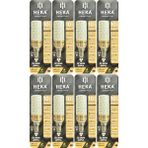 (8 Adet) Heka 10W (70W) Sarı-Günışığı-Beyaz E14 Duylu Üç Renkli LED Mısır Ampul - Beyaz - Sarı - Günışığı