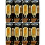 (8 Adet) Heka 6W (48W) 2500K (Günışığı) E27 Duylu (Kalın Duy) Şeffaf LED Ampul - Gün Işığı